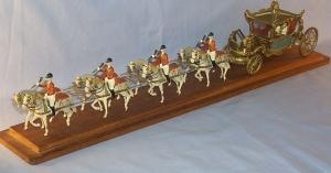 Britains STATE COACH OF ENGLAND Drawn by 8 Horses - Toys