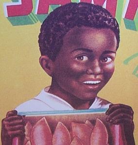 Black Memorabilia JOE SAMMY'S Brand Louisiana Yams Paper Packing Crate Label - Advertising