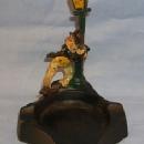 Cast Iron Drunken Man Hanging on Lightpost Ashtray / Bottle Opener - Metalware