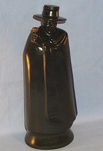 Black Wedgwood Pottery PRINCE OF WALES CAERNARVON Commemorative Decanter