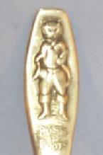 COOLIE CARRYING SACK Figurine Porcelain Lighter