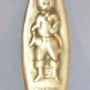 COOLIE CARRYING SACK Figurine Porcelain Lighter