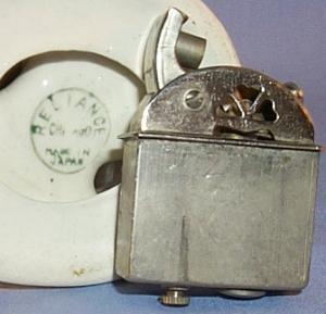 COOLIE CARRYING SACK Figurine Porcelain Lighter