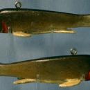 Wood Fish Decoy - Hand Carved Wood - Sporting