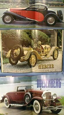 old vintage Automobile Book The GREAT CARS by Ralph Stein - Vintage Hard Cover Book - paper