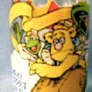 old vintage 1981 MUPPET CAPER Glass Tumbler - McDonalds Advertising Premium