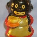 Contemporary Cast Iron Black Female Bank - Ethnographic