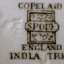 INDIAN TREE Cup and Saucer Vintage Copeland Spode England - pottery porcelain - India Tree