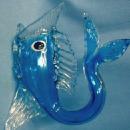 Italian Art Glass FISH - Cobalt Blue Art Glass