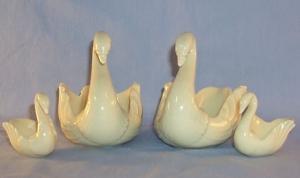 Five, Porcelain, Lenox, Swan Set.