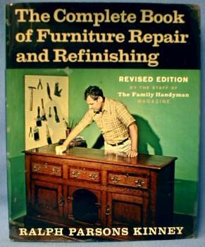 old vintage Complete Book of Furniture Repair & Refinishing - Book - Vintage Paper