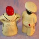 Porcelain Mammy and Chef Salt and Pepper Shakers