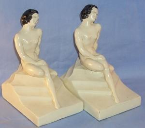 Book Ends Metalware. Art Deco Nuart