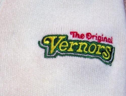 VERNORS Ginger Ale Golf Sweater Large - NEW unused Vintage Advertising Ginger Ale Wearable