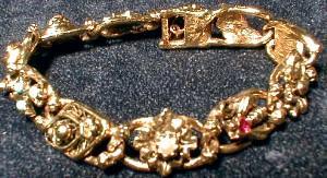 Jewelry GOLDETTE Link Bracelet - Signed Ben Gartner Designer Jewelry