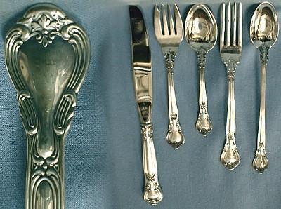 Gorham CHANTILLY Flatware - 45pcs Sterling Silver