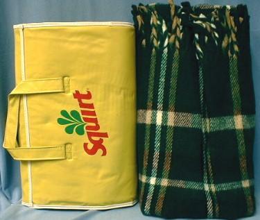old SQUIRT Stadium Blanket Squirt Advertising Premium - Misc