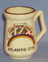 Porcelain ATLANTIC CITY Toothpic Holder