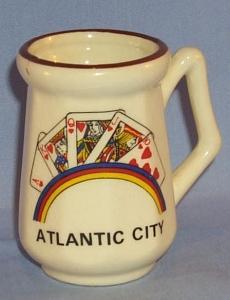 Porcelain ATLANTIC CITY Toothpic Holder
