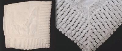 vintage Baby Infant Receiving Blanket - Textile