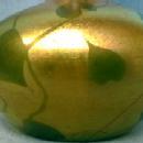Tiffany Favrile Decorated Art Glass Vase - signed