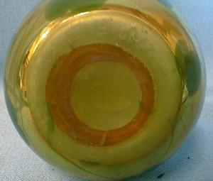 Tiffany Favrile Decorated Art Glass Vase - signed