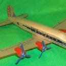 Toy Wooden Airplane With 4 Props and Detachable Wings.