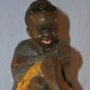 Bookends Chalkware Hand Painted