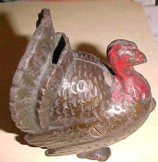 TURKEY Bank Cast Iron- Toys
