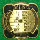 Unusual Swissair Advertising Adjustable Calender For 1951-1978