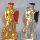 Colorful Lead Ladies And Knights Figurines 36 Pieces.