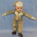 Navy Boy Doll With Celluloid Face, Hands, and Shoes