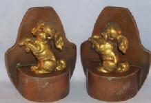Pair Sitting Dog