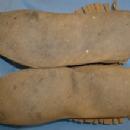 old vintage PLAINS Indian Beaded Moccasins - Antique American