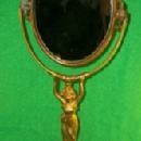 Victorian, Dresser Top, Vanity Mirror, Bronzed Pot Metal