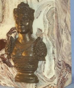 Heavy Marble Bookends of Famous Characters NAPOLEON & JOSEPHINE - Misc