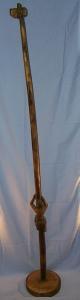 Wooden Hand Carved Pole NATIVE CLIMBING POLE - Ethnographic Woodenware