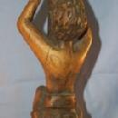 Wooden Hand Carved Pole NATIVE CLIMBING POLE - Ethnographic Woodenware