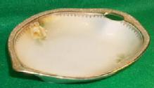 R.S. Germany Porcelain ROSE Shallow Bowl