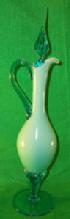 Miscellaneous, Collectible, Blue Art Glass Decanter w/Stopper