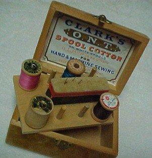 Clark's ONT Box COTTON - Advertising Collectibles