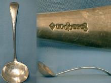 Nickel Silver Ladle HUGE Serving Spoon