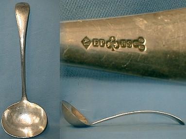Nickel Silver Ladle HUGE Serving Spoon