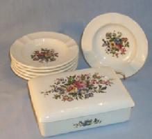 Wedgwood Porcelain Cigarette Set
