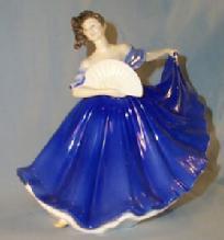 Miscellaneous, Collectible, Porcelain Royal Doulton Lady Figurine,