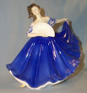 Miscellaneous, Collectible, Porcelain Royal Doulton Lady Figurine,