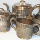 Collectible, Rogers, Smith & Co. Silver Plated (4) Piece Tea Set