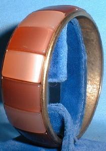 Jewelry MOP Mother of Pearl Bracelet Soft Peach Color MOP - Custome Jewelry Bracelet
