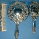3-pc. Silver Plate Vanity Set