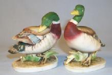 Lefton Porcelain Bisque DUCK Figurines